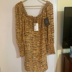 FAITHFULL the Brand Ira Mini Dress Wylie Print NWT